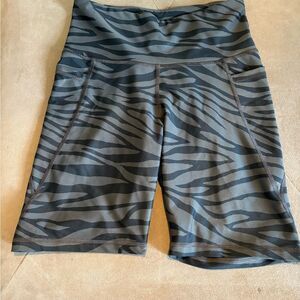 Old Navy Zebra Print Bike Shorts